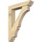 Ekena Millwork Balboa Slat Rough Sawn Bracket w/ Offset Brace, Douglas Fir, 6"W x 28"D x 36"H BKT0604X28X36BOA06RDF - alternate 1